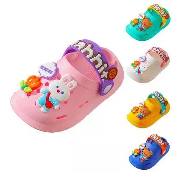 Новые милые тапочки с героями мультфильмов для детей, которые учатся ходить 21 оранжевый