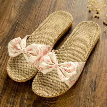 Новые милые женские домашние тапочки 35 серый/зелёный