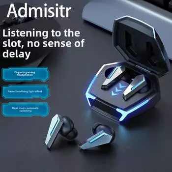 Новые мини беспроводные Bluetooth-наушники с шумоподавлением, внутриканальные наушники для киберспорта и игр чёрный