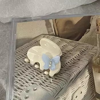 Новые мини-заколки для волос из ацетата, заколки-бабочки, заколки-крабы для женщин и девочек, модные аксессуары для волос Size fits all