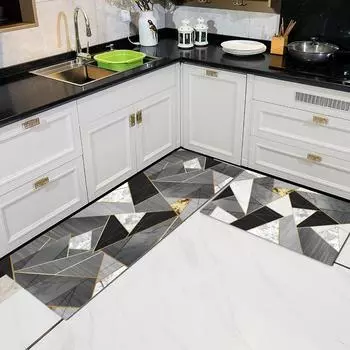 Новые модели Коврик для кухни Коврик для прихожей Гостиная Дом Ванная Балкон Декор Ковер Спальня Пол Коридор Противоскользящий коврик для ног 40x60cm