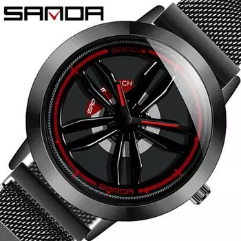 Новые модели SANDA приходят на смену часам, студенческим мужским модным тенденциям сети Милана с водонепроницаемыми кварцевыми часами