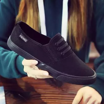 Новые модные черные женские повседневные туфли без застежек Женские парусиновые туфли Лоферы Обувь Рабочая обувь Кроссовки Женские 35 белый