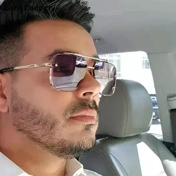 Новые модные градиентные солнцезащитные очки для мужчин и женщин, металлические большие очки в оправе, уникальный дизайн, роскошь для велоспорта на открытом воздухе, UV400