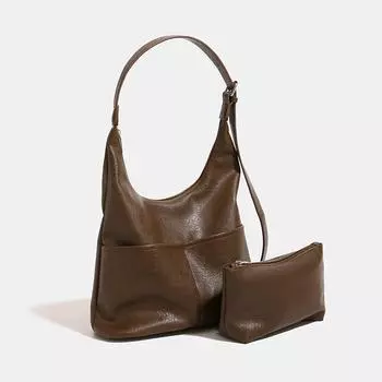 Новые модные и простые сумки-тоут, высококачественная дизайнерская сумка через плечо из мягкой кожи, многофункциональная классическая повседневная сумка