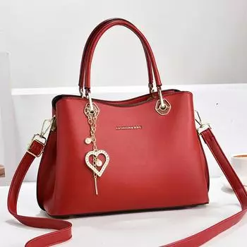 Новые модные кожаные женские сумки, трендовые женские сумки через плечо, большая вместимость, дизайнерские портативные женские сумки с верхней ручкой