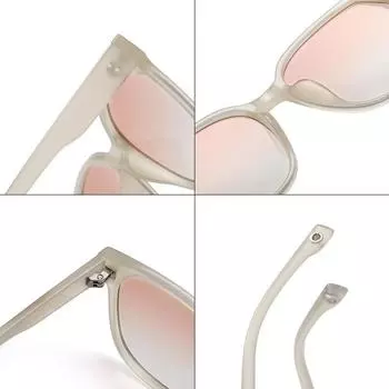 Новые модные квадратные солнцезащитные очки, полнокадровые поляризационные солнцезащитные очки Tr90, солнцезащитные очки Tac, женские уличные рюмки