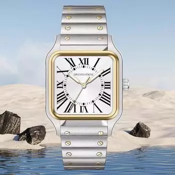 Новые модные кварцевые часы для мужчин розовое золото светящиеся японские часы VH31 Movt из нержавеющей стали 50 м водонепроницаемые