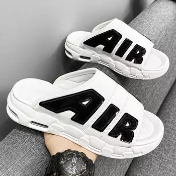 Новые модные летние мужские тапочки, уличные мужские индивидуальные тапочки, пляжные мужские сандалии для мужчин, взрывной стиль 39