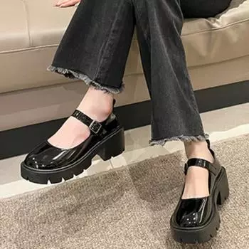 Новые модные летние пикантные элегантные туфли на высоком каблуке с круглым носком и неглубоким носком, женская обувь на толстом каблуке для банкета и свадьбы, НЕТ:Е2410 35