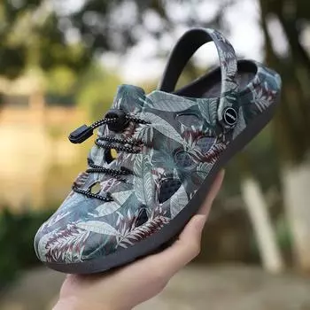 Новые модные летние сандалии, сверхлегкие уличные удобные мужские сандалии на платформе, супермягкие дизайнерские тапочки из ЭВА, Sandalias Hombre 40