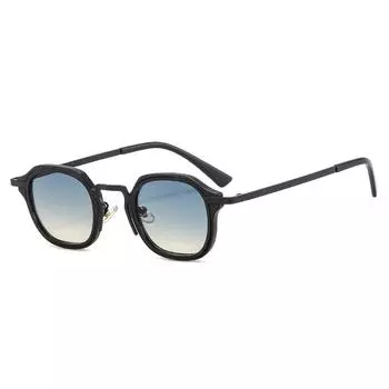 Новые модные маленькие квадратные солнцезащитные очки женские ретро панк оттенки женские винтажные модные очки для вождения UV400 черный леопард