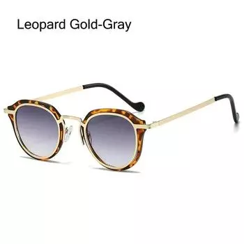 Новые модные маленькие квадратные солнцезащитные очки для мужчин и женщин в стиле ретро, панк-оттенки, мужские и женские винтажные модные очки для вождения UV400, черные леопардовые