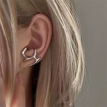 Новые модные металлические серьги-гвоздики неправильной формы для женщин и девушек, подарочные украшения оптом