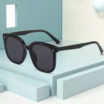 Новые модные металлические вертикальные солнцезащитные очки с рисовыми гвоздями для женщин и мужчин с большой квадратной оправой, солнцезащитные очки с защитой от сильного света на открытом воздухе