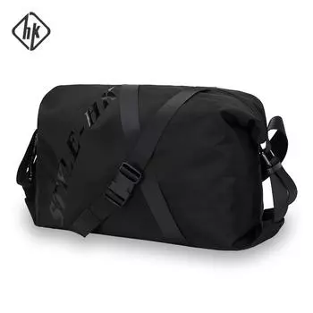 Новые модные многофункциональные сумки через плечо для мужчин, противоугонная сумка через плечо, мужская водонепроницаемая нагрудная сумка для коротких поездок чёрный