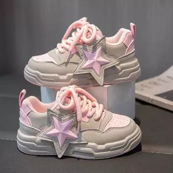 Новые модные, модные, универсальные, износостойкие кроссовки для мальчиков и девочек 26 белый