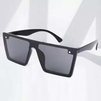 Новые модные мужские и женские цельные солнцезащитные очки с большой оправой, квадратные персонализированные многофункциональные очки UV400