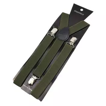 Новые модные мужские и женские однотонные подтяжки, эластичные регулируемые бретели, унисекс, подтяжки