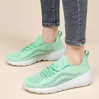 Новые модные мужские и женские спортивные туфли. Легкая повседневная обувь для пар. Дышащие прогулочные туфли большого размера на шнуровке. 35