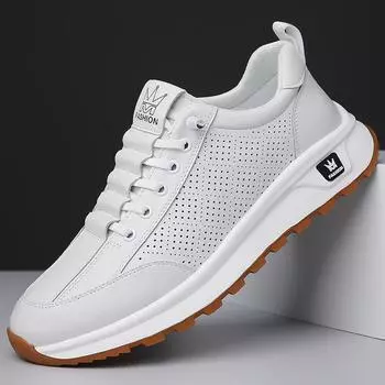 Новые модные мужские кроссовки для треккинга, нескользящие мужские низкие кроссовки, повседневная универсальная спортивная обувь в стиле ретро, повседневные кожаные мужские кроссовки 38