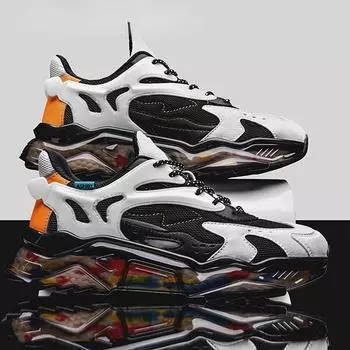 Новые модные мужские кроссовки в стиле хип-хоп, кроссовки 39 чёрный