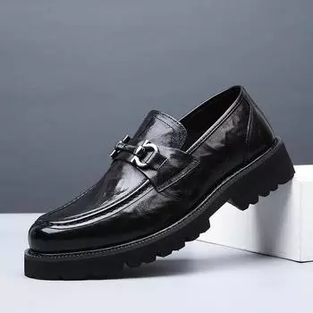 Новые модные мужские модельные туфли, индивидуальные трендовые кожаные свадебные туфли, мужские кожаные оксфорды на плоской подошве 38