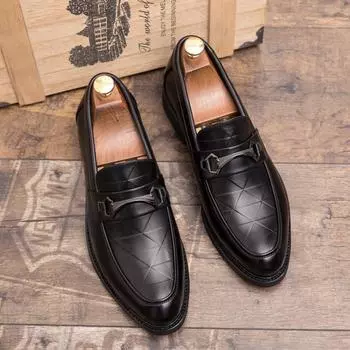 Новые модные мужские модельные туфли, индивидуальные трендовые кожаные свадебные туфли, мужские кожаные оксфорды на плоской подошве 38