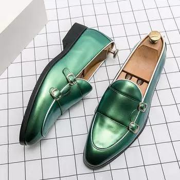 Новые модные мужские модельные туфли, индивидуальные трендовые кожаные свадебные туфли, мужские кожаные оксфорды на плоской подошве 38