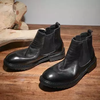 Новые модные мужские модельные туфли, индивидуальные трендовые кожаные свадебные туфли, мужские кожаные оксфорды на плоской подошве 38 чёрный