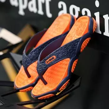 Новые модные мужские тапочки, легкие сандалии, летние повседневные шлепанцы 39