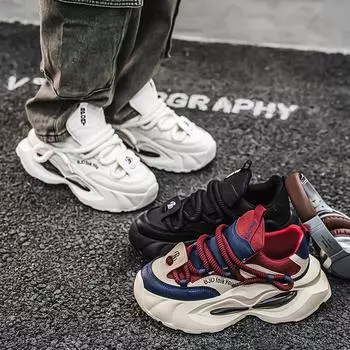 Новые модные мужские туфли Four Seasons Low Top, удобные дышащие повседневные кроссовки 39 чёрный