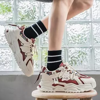 Новые модные мужские туфли Four Seasons Low Top, удобные дышащие повседневные кроссовки 39 бежевый/синий