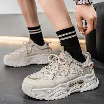 Новые модные мужские туфли Four Seasons Low Top, удобные дышащие повседневные кроссовки 39 серый/белый