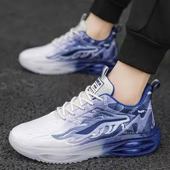 Новые модные мужские туфли Four Seasons Low Top, удобные дышащие повседневные кроссовки 39 чёрный/белый