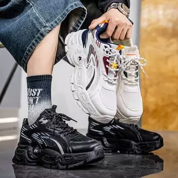 Новые модные мужские туфли Four Seasons Low Top, удобные дышащие повседневные кроссовки 39 зелёный/бежевый