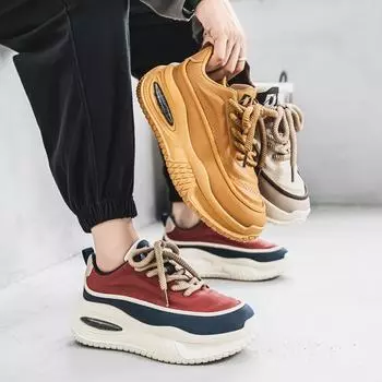 Новые модные мужские туфли Four Seasons Low Top, удобные дышащие повседневные кроссовки 39 красный/синий