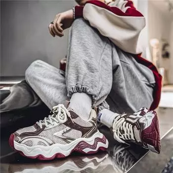 Новые модные мужские туфли Four Seasons Low top Comfortable Shoes Breathable Casual Sneakers 39 чёрный