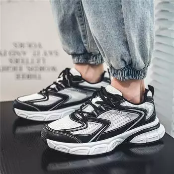 Новые модные мужские туфли Four Seasons Low Top, удобные дышащие повседневные кроссовки 39 белый