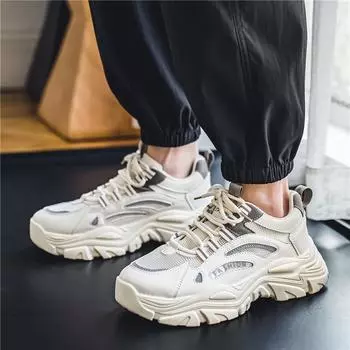 Новые модные мужские туфли Four Seasons Low Top, удобные дышащие повседневные кроссовки 39 белый