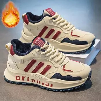 Новые модные мужские зимние низкие удобные туфли дышащие повседневные кроссовки 39 чёрный