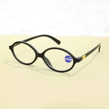 Новые модные очки для чтения с защитой от синего света для мужчин и женщин, легкие и портативные очки в небольшой оправе +1