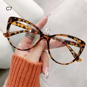 Новые модные очки с блокировкой синего света в стиле ретро INS, простые УФ-фильтры, оптическая оправа для очков для женщин и мужчин