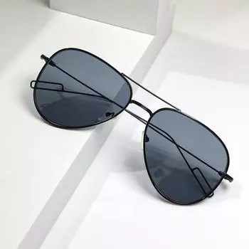 Новые модные очки, солнцезащитные очки для отдыха на природе, мужские и женские классические очки с металлической жабой UV400