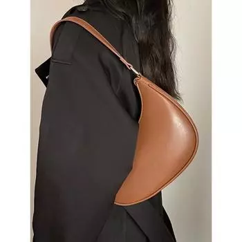 Новые модные однотонные сумки через плечо, простые кожаные сумки через плечо, роскошные женские сумки, женские сумки-хобо через подмышку