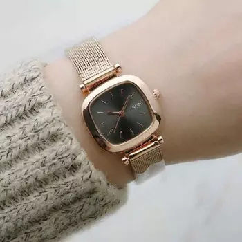 Новые модные персонализированные простые часы с цифровым ремнем и бабочкой, набор женских часов золотистый/чёрный