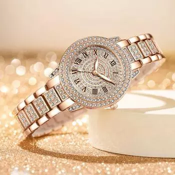 Новые модные персонализированные простые часы, женские часы, цифровые часы с ремнем и бабочкой золотой