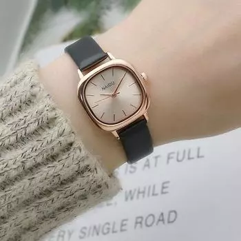 Новые модные персонализированные простые часы, женские часы, цифровые часы с ремнем и бабочкой зелёный