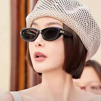 Новые модные персонализированные женские солнцезащитные очки Mi Nail с защитой от УФ-лучей, мужские солнцезащитные очки в маленькой оправе для вождения