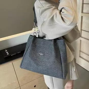 Новые модные популярные высококачественные женские сумки большой емкости универсальные сумки через плечо женские сумки-тоут для поездок на работу